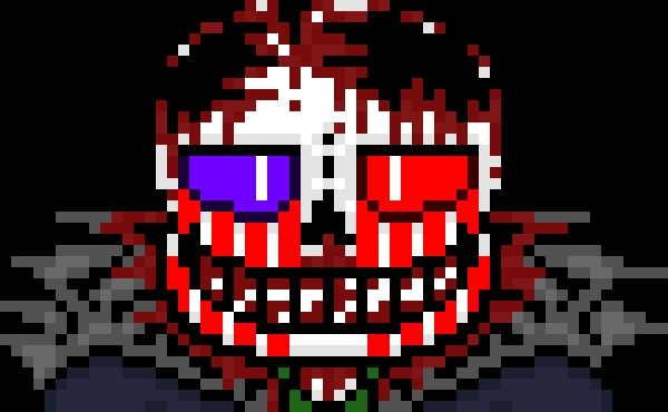 [e8cb42] *he comes back, holding Gasters dust i his hands and he looks as if he is possessed* M U L T I