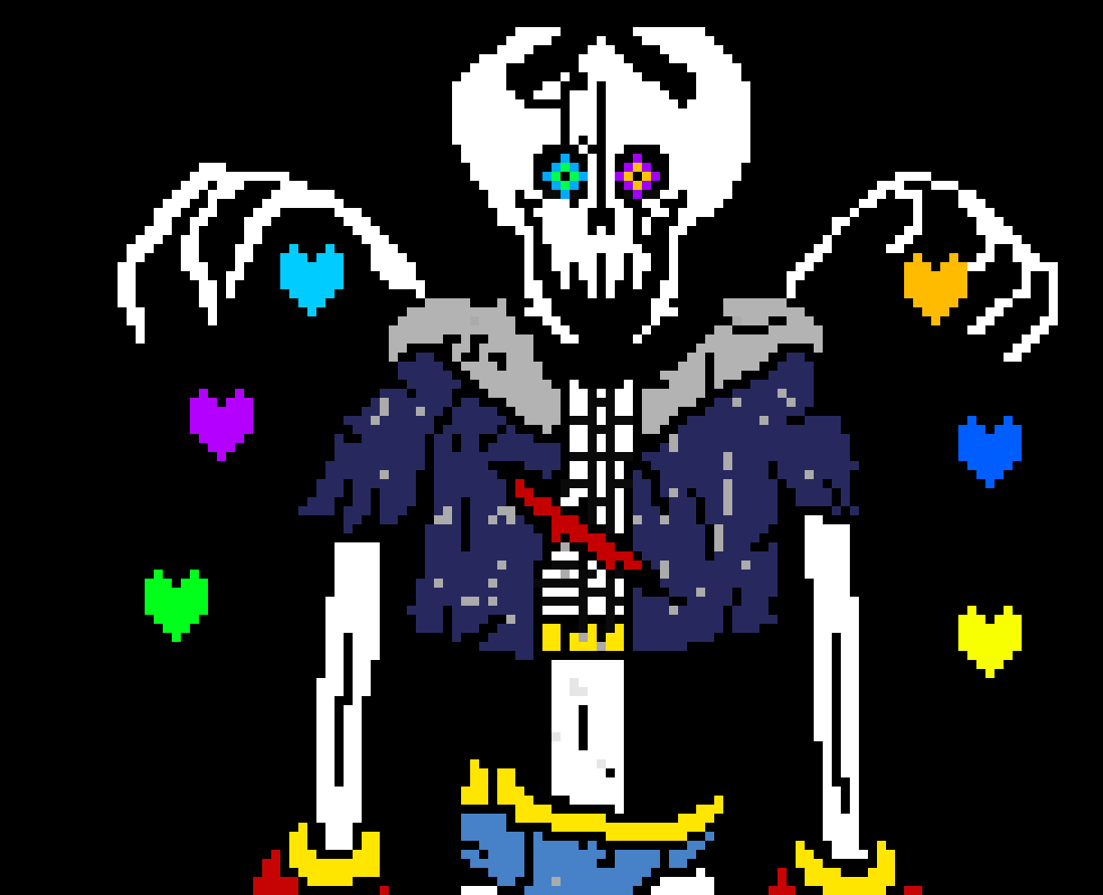 Dustbelief Papyrus phase 5 (My take)(CHAOSKING46)