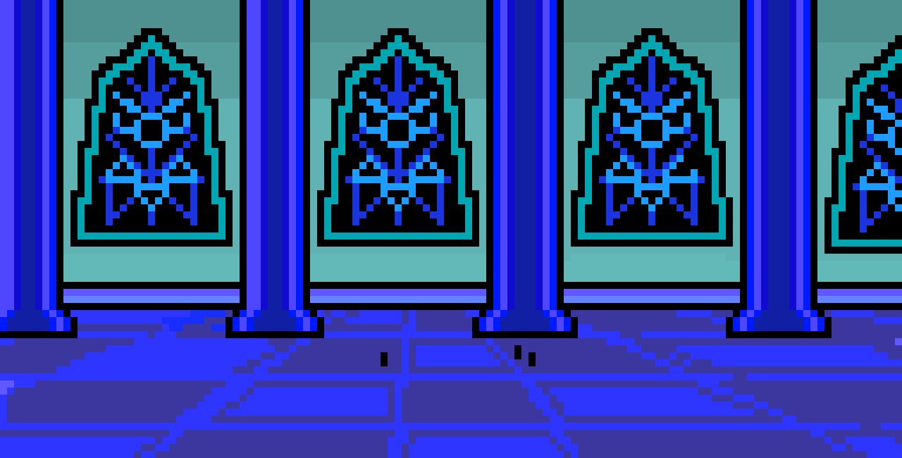 *Danger teleports to the hall, making a sudden change in tone.*