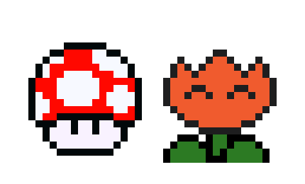 [9664c4] power ups to eat
