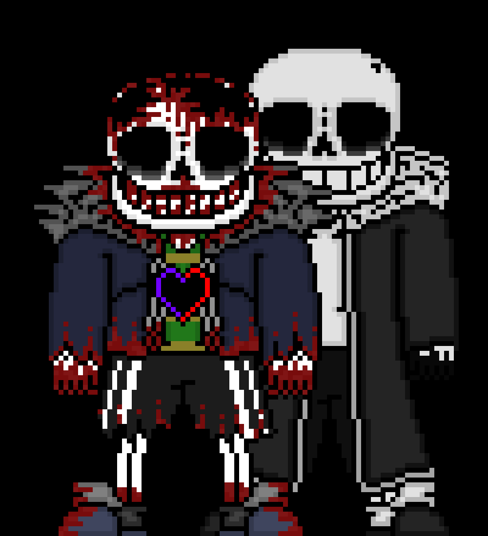 [e8cb42] *grabs the hand that was about to stab him, he breaks it in half, then starts scratching flowey with Multi's now sharpened arm*