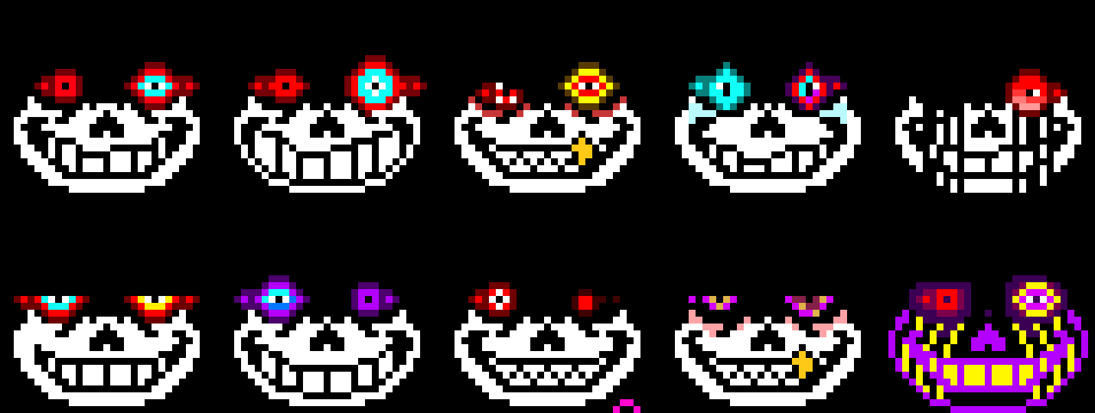[Dusttale][Dustswap:Dusttrust][Dustfell][Dustswap:dustbelief classic][Kllertale:The fanatic's terror][Classic!Dustswapswap][canon!dustswapswap][Revertfell:Dusted][Dusted cosmos][Errordust]