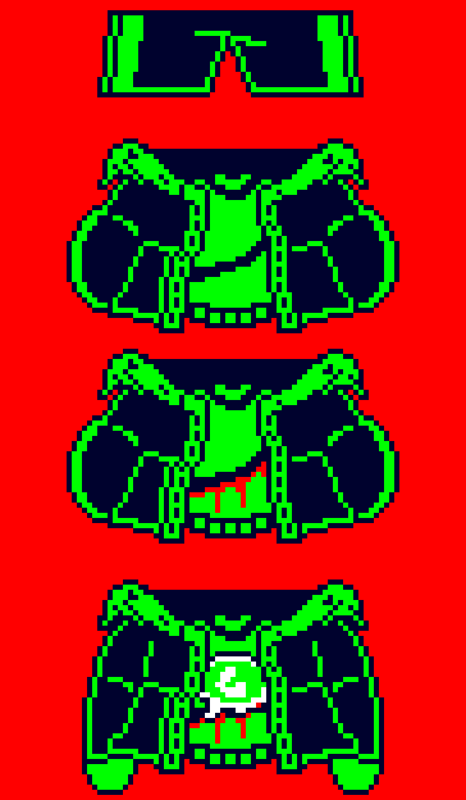 [25d3fe] green snas 2 extras