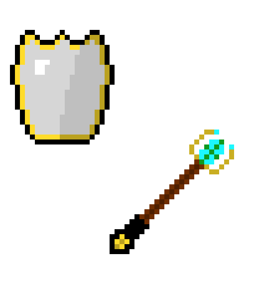 [9664c4] Shield and Staff
