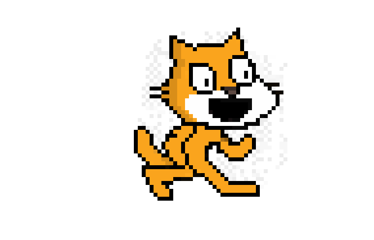8-bit Scratch Cat