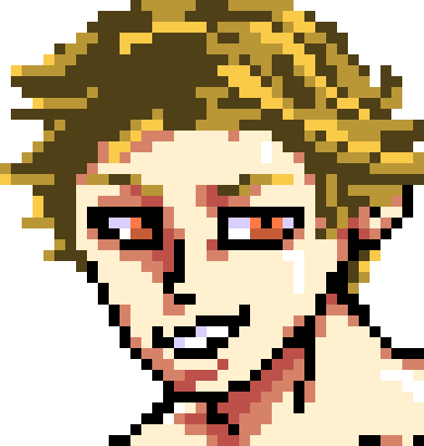 also idk what made me use the ugly ass black outlines for these sprites im so mad bro