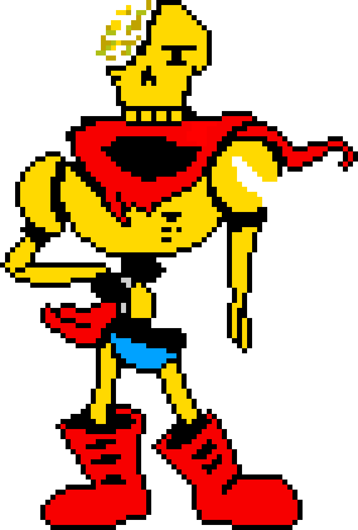 [40be49] Undertale Papyrus sprite