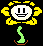 [23486a] Undertale Flowey Colored Battle Sprite