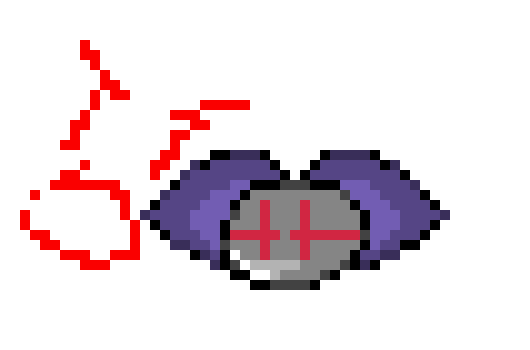 [c91422] (USES TELEKINESIS AND MAKES THE BOOM BOX FLOAT AND TURNS IT TO MEGALOVANIA EAR BLASTER, AND SPAMS BLASTERS EVERYWHERE) 