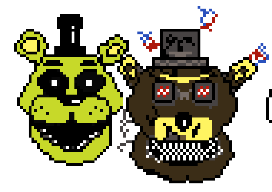 [dee357] golden Freddy and Nightmare Freddy