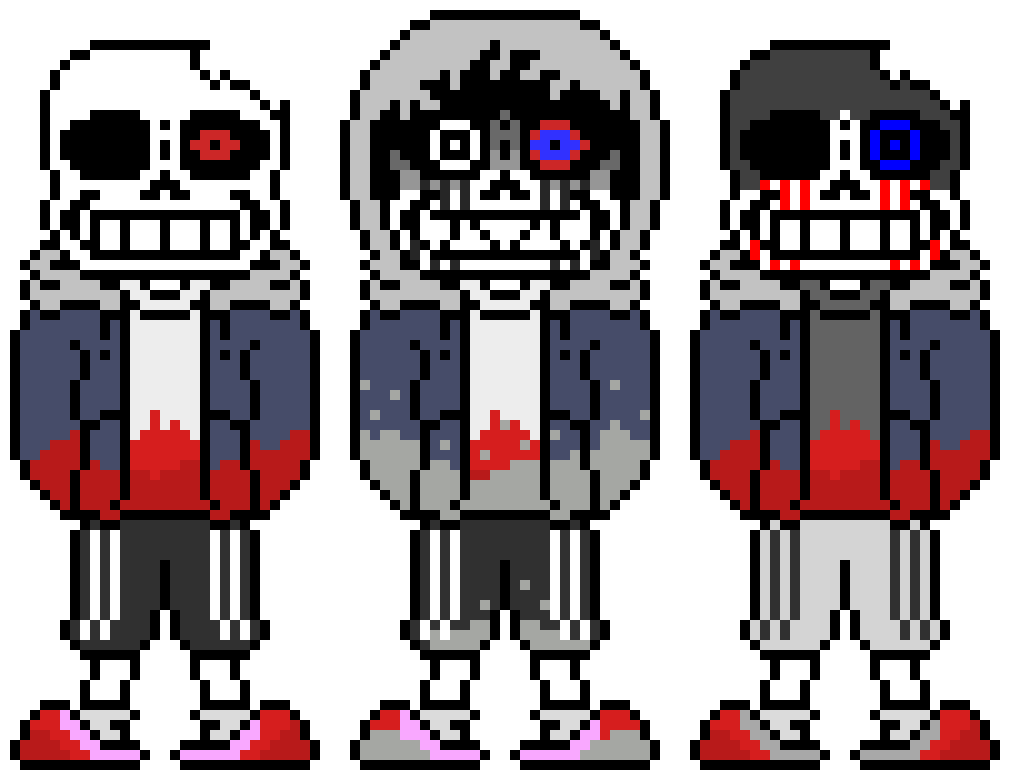 [d6b045] Terror Sans, Canon TerrorDustDust and Canon TerrorKillerKiller