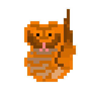 [831163] snake orange