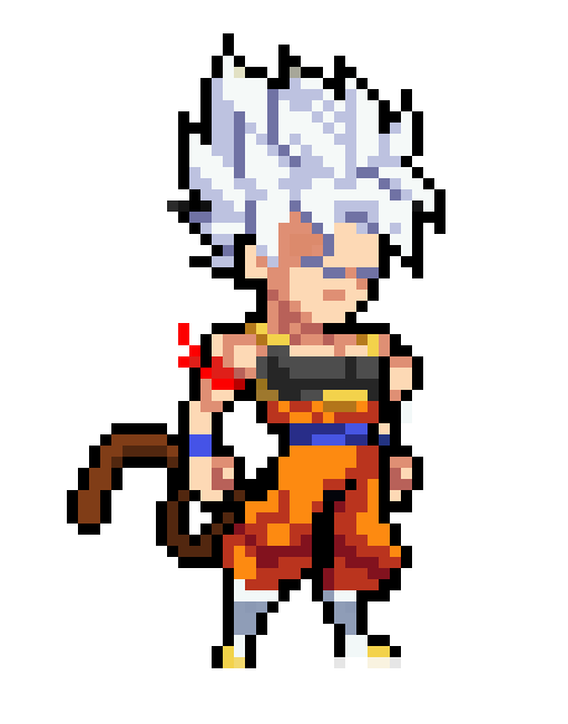 [d6e3ea] Ssj UI Goku (bardock armour)