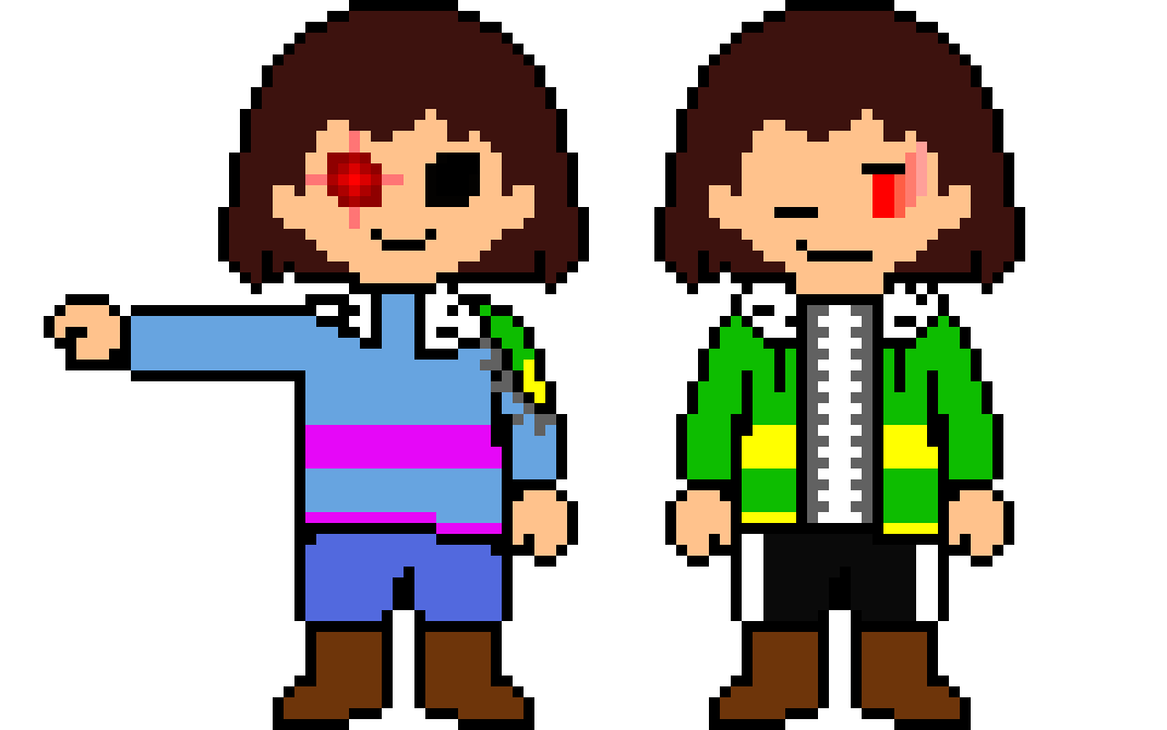 [9664c4] Backbone Papyrus!Frisk & Sans!Chara