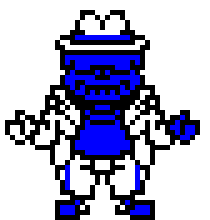 [cb797a] dont eat me tho im made of magic bone and am currently covered in blue paint, i will also dust the second you try to bite into me