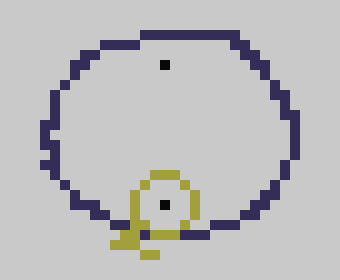 [a4c8cd] how many radians would I need to be rotated correctly -Demented