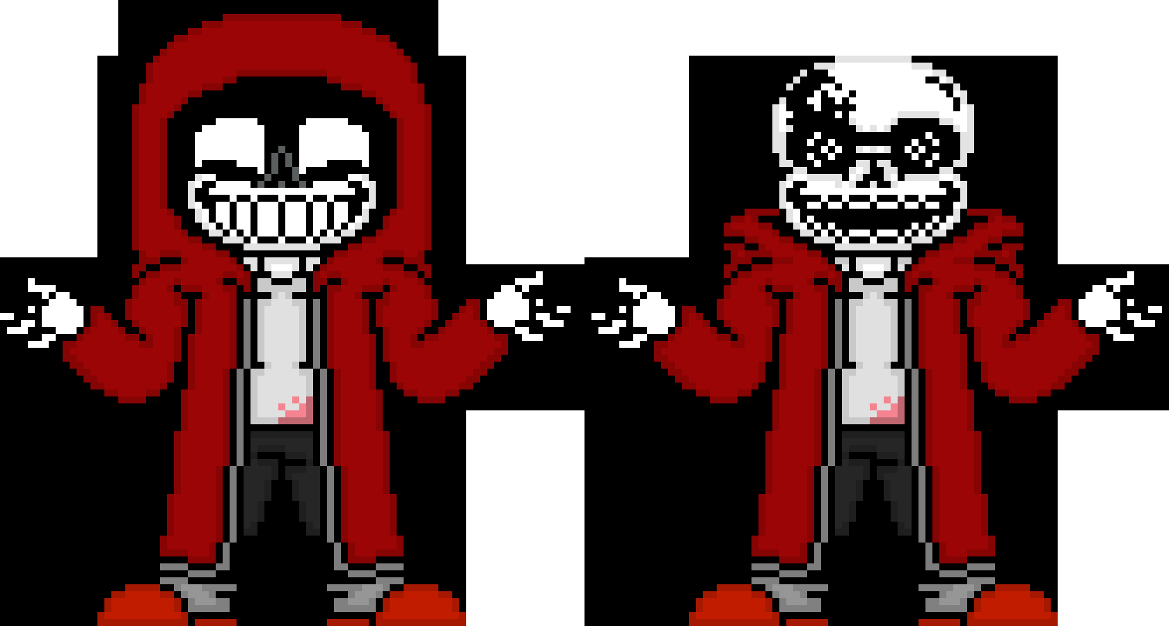 [888202] Sacrifical!Sans, a psycotic cultist hellbent on restoring the power of the demon he worships