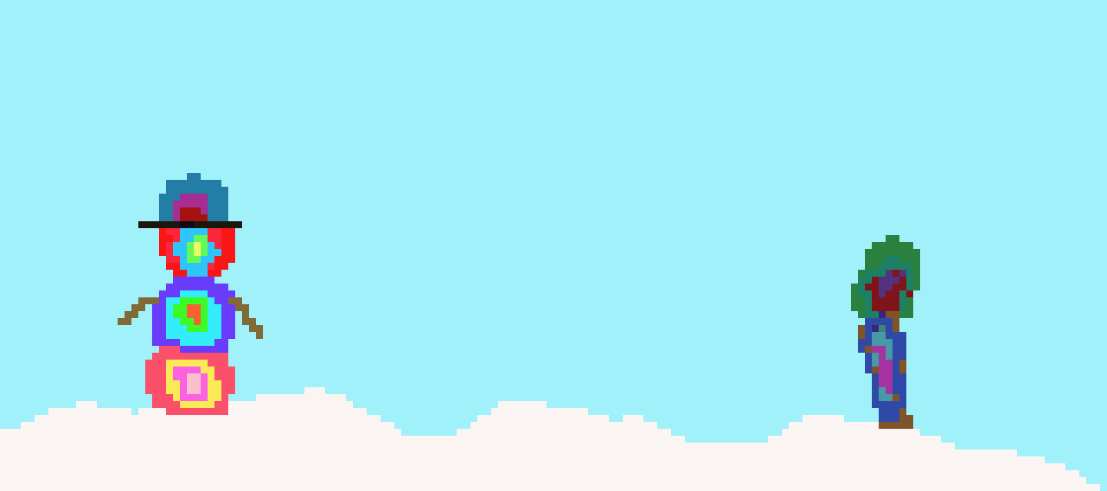 [c9c275] snow man