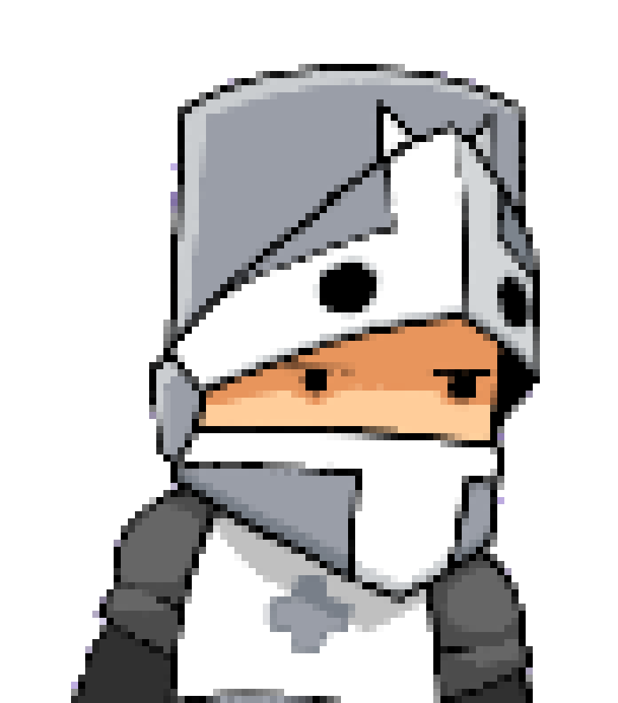 [990543] Open-Faced Grey Knight (Castle Crashers) (Free to use)