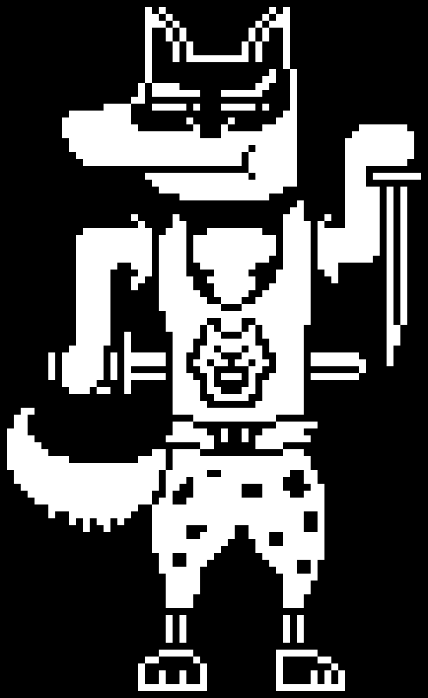 Undertale Doggo Battle Sprite