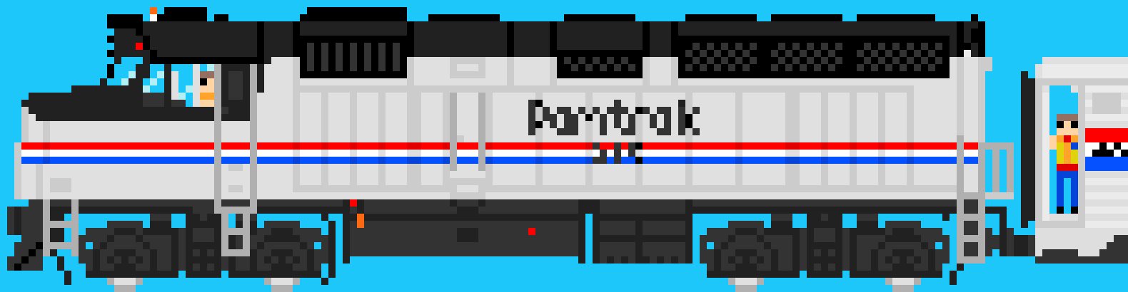 [96c78c] *The train's horn would blair as the train would begin to pull out of the station.*