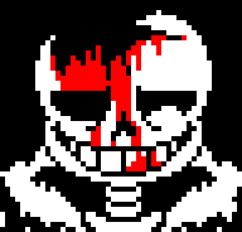 [7ce906] *(He'd slash at the thicc swap.) -HorrorTale Sans