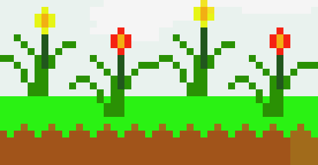 [9664c4] grass/flowers