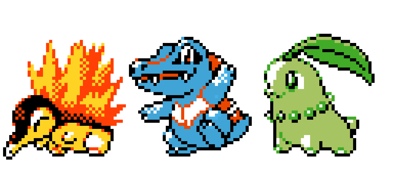 Pokemon Gold and Silver Starters