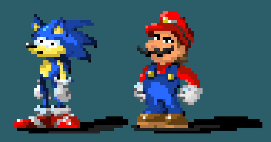 [16bc3f] Sonicand mario