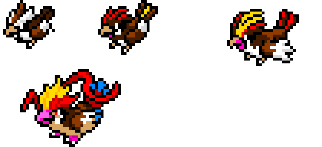 [393e5a] pidgey line + mega