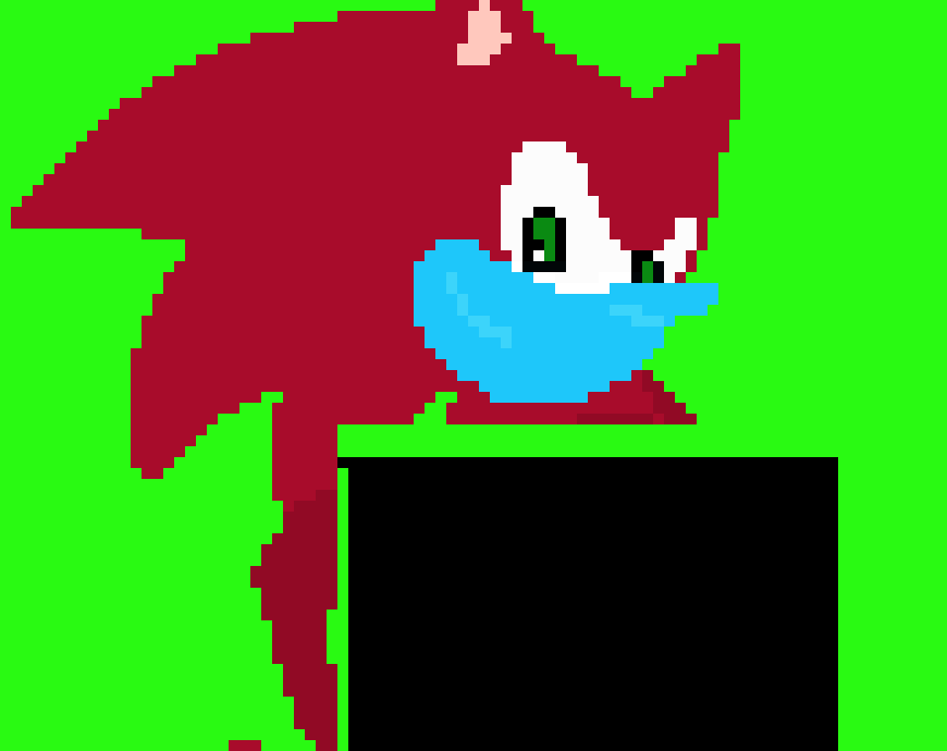 [9ada31] Hi! Im a Dumbass Non-hot Red sonic! make sure you subscribe to my youtube channel with only one video and one subscriber, which is of course me with another alt account.