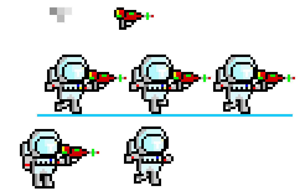 armed astronaut WIP