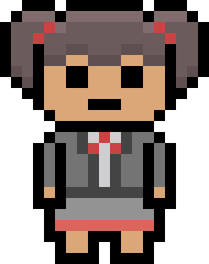 [61c3a2] danganronpa pixel sprite base - Syako Kan V4