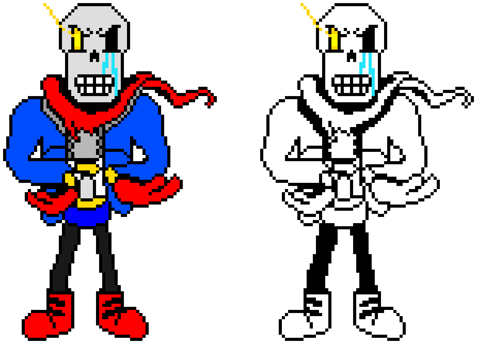 [9664c4] UnderTale - Disbelief Papyrus Sprite