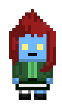 [02e095] Undyne Katsuko | Full sprite