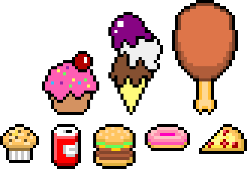 Food Pixel Art