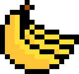[96784a] bananapixelwhitebg