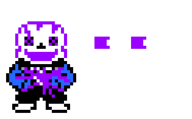[4076f0] purple guy sans. -cleetus