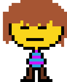 [9664c4] Monster Kid Dressed up as frisk