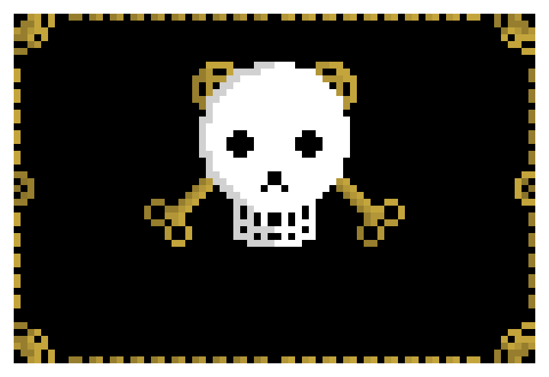 [9664c4] Pirate Flag