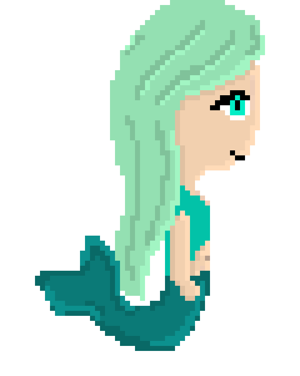[9664c4] Mermaid - Green