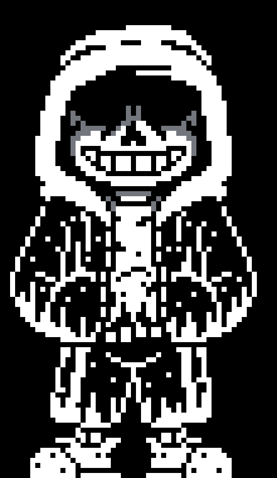 [3b071e] -He attacks with Gaster Blasters and bones wall-
