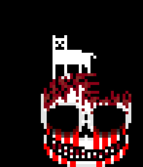 [d959ff] skull dog