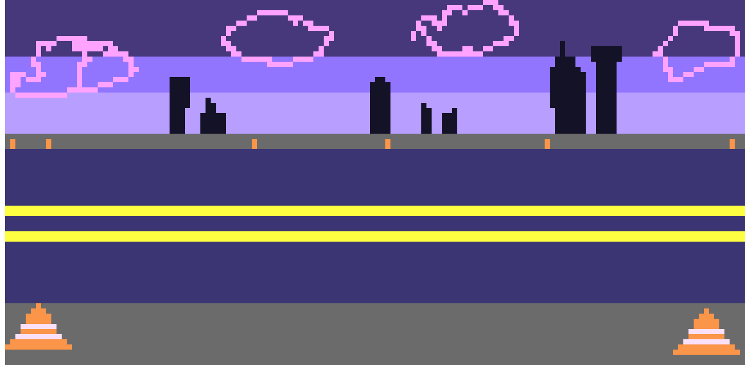 [77cf4d] Night purple city