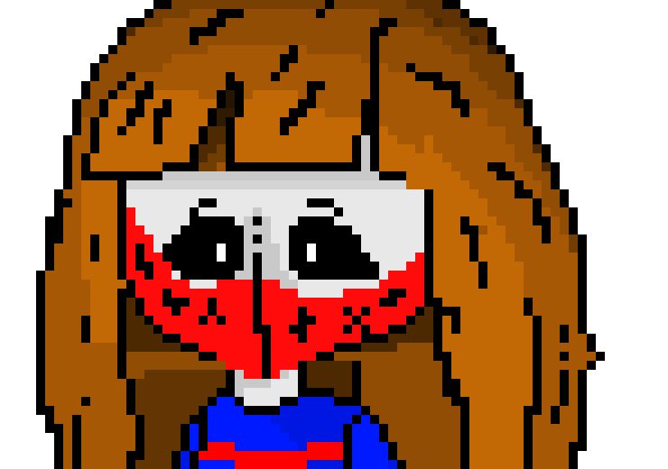 [2fbf6b] -points to the girl-