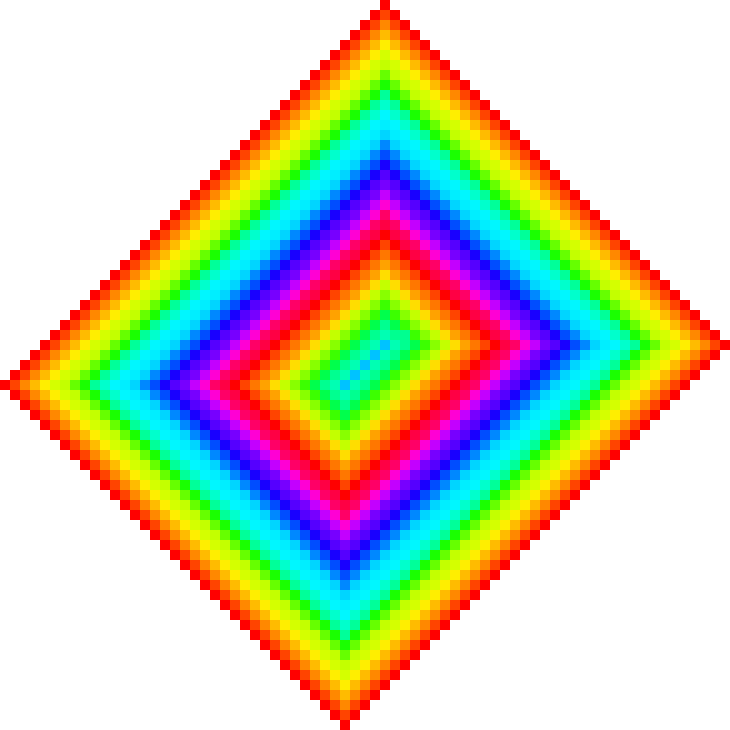 [95be89] Rainbow Diamond