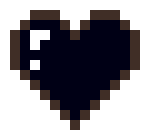 [6dc607] black heart