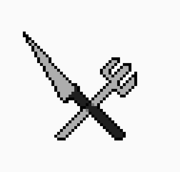 [ff38c1] fork and knife