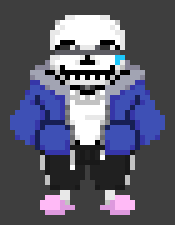 [58bb11] we all out of sans. the suspiciously sans-shaped man: