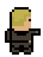 [f802c9] Luke right Sprite template for characters